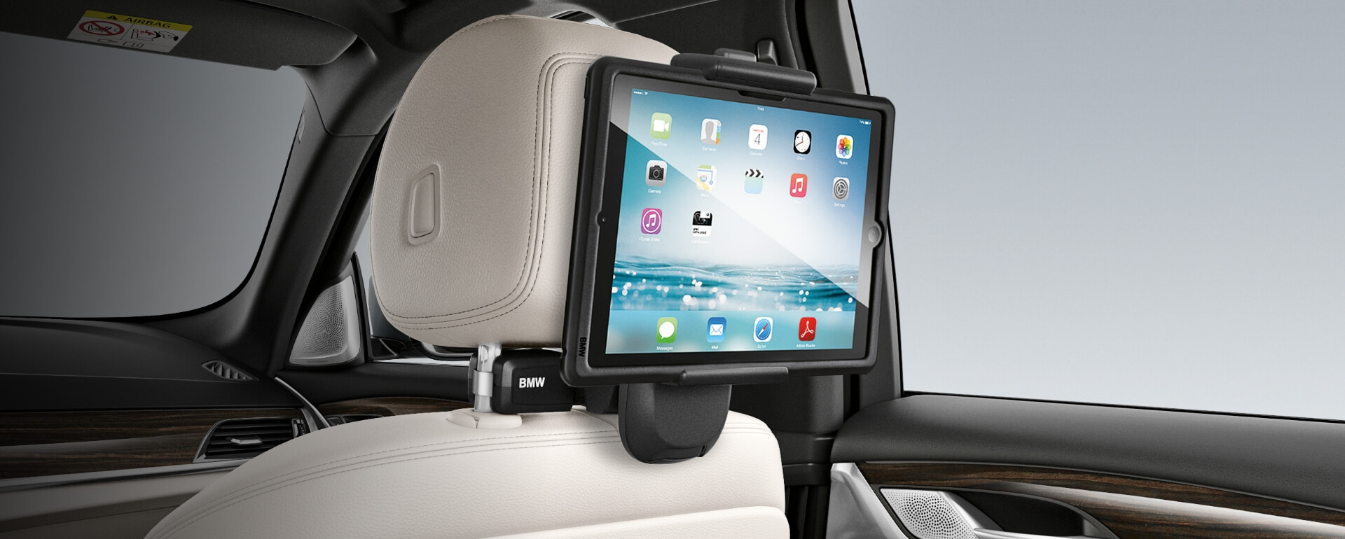 Bmw x5 back seat deals ipad holder